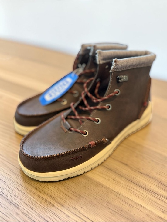Hey Dude Other - NWT Hey Dude Bradley Y Classic Cocoa Boots Youth 7 Trending